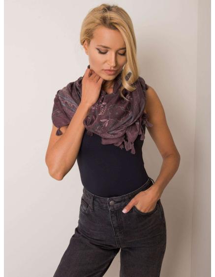 Női virágos sál BRYAN lila