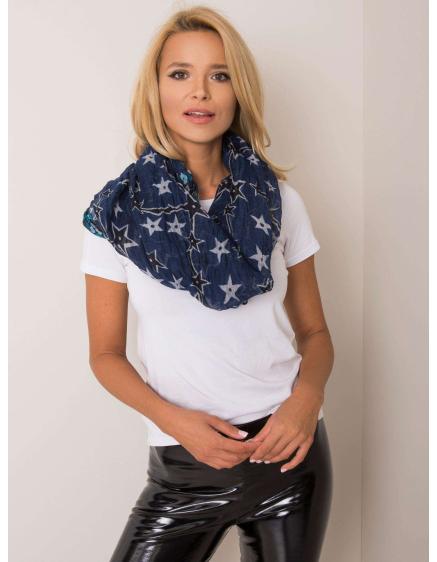 Dámska kvetinová šatka JACKSON námornícka modrá