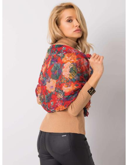 Dámský šátek květinový GRAEME červený 