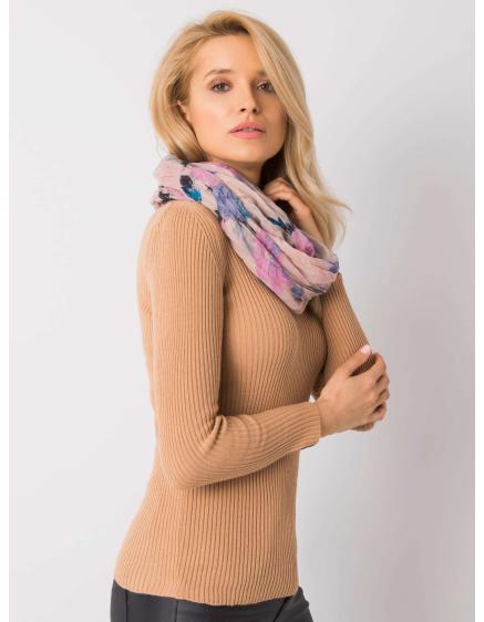 Dámska kvetinová šatka MARCEL ružová