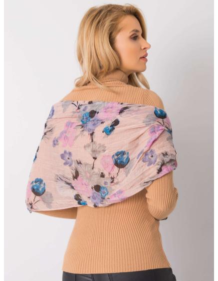 Dámska kvetinová šatka MARCEL ružová