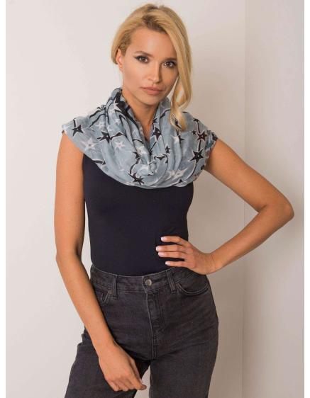 Dámska šatka kvetinová CASSIDY šedá