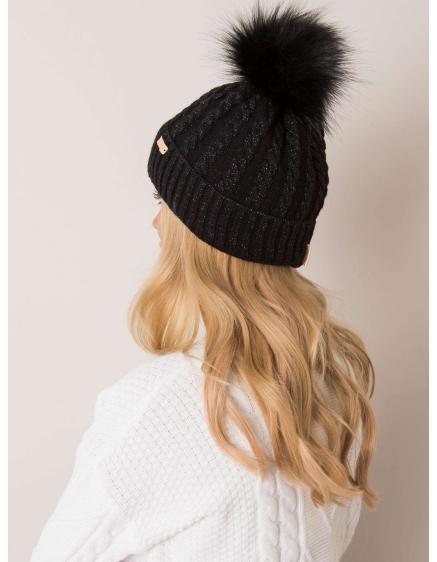 Fekete női sapka RUE PARIS