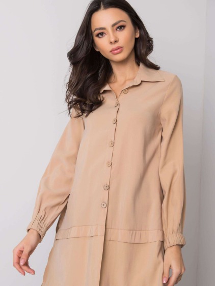 Dámska tunika Adelaida RUE PARIS beige