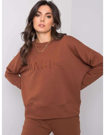 Női pulóver VERONICA sötétbarna