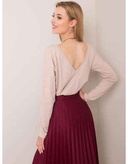 Női blúz LARISSA bézs színben