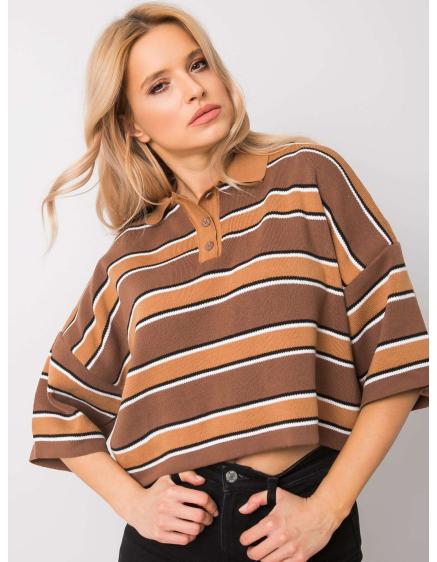 Női blúz Maya RUE PARIS barna