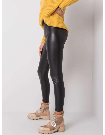 Dámske legíny z organickej kože Briana RUE PARIS black