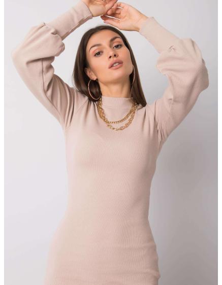 Dámské šaty Cally RUE PARIS béžové 