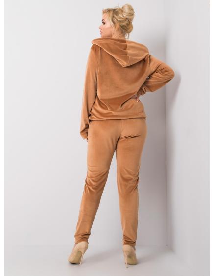 Női plus size szett MICHELL barna