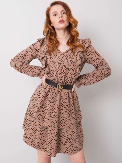 Dámske šaty Blythe RUE PARIS beige