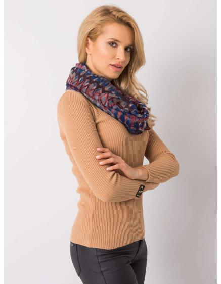 Kobaltovo červená šatka