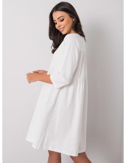 Dámské šaty bavlněné DALENNE bílé 