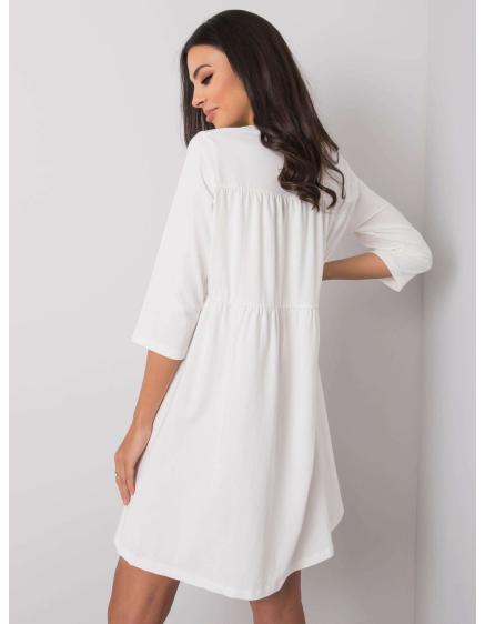 Dámské šaty bavlněné DALENNE bílé 