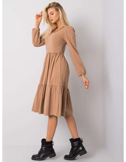 Dámske šaty Yonne RUE PARIS hnedé