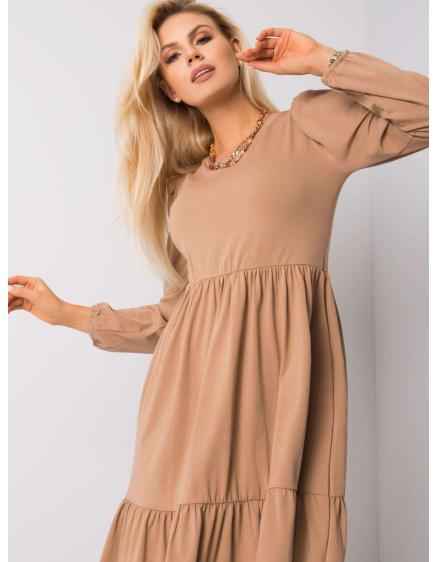 Dámske šaty Yonne RUE PARIS hnedé