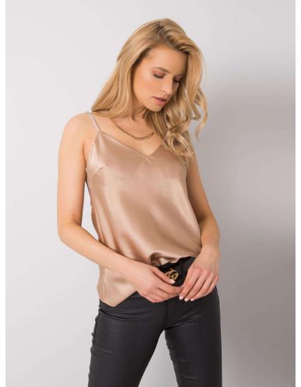 Dámský top Adelina OCH BELLA hnědá
