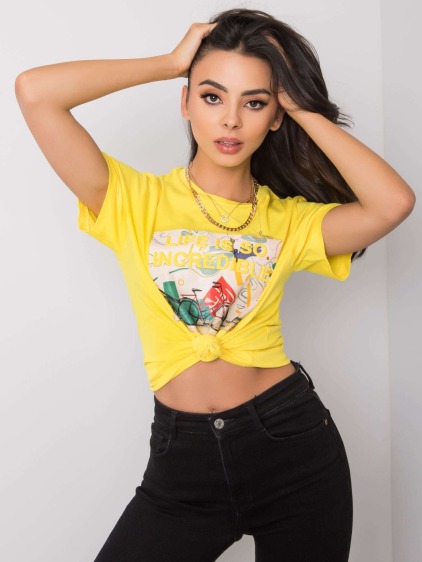 Dámske tričko ADALIA yellow