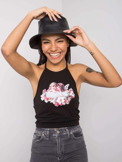 Dámsky top s potlačou Debra RUE PARIS Black