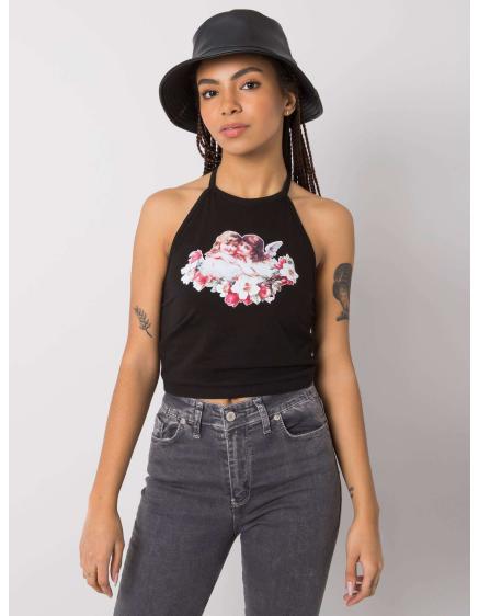 Dámsky top s potlačou Debra RUE PARIS Black