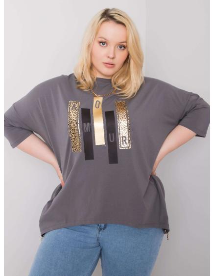 Dámská halenka IZZY tmavě šedá