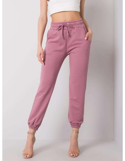 Dámské tepláky Agueda RUE PARIS špinavě růžové 