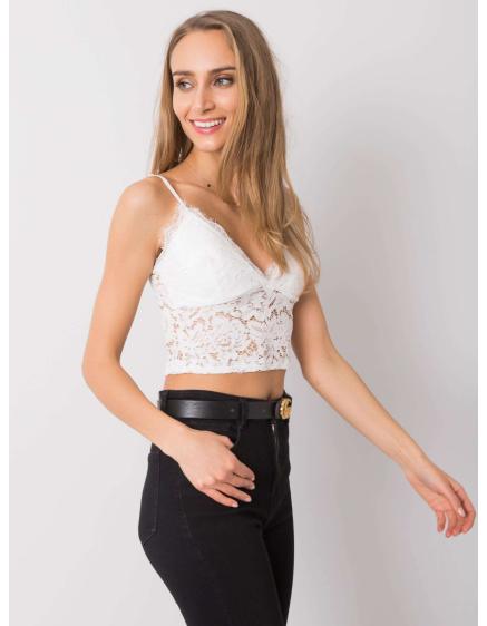 Dámský top krajkový Zorinne OCH BELLA bílý