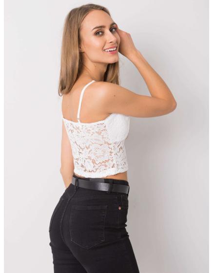Dámský top krajkový Zorinne OCH BELLA bílý