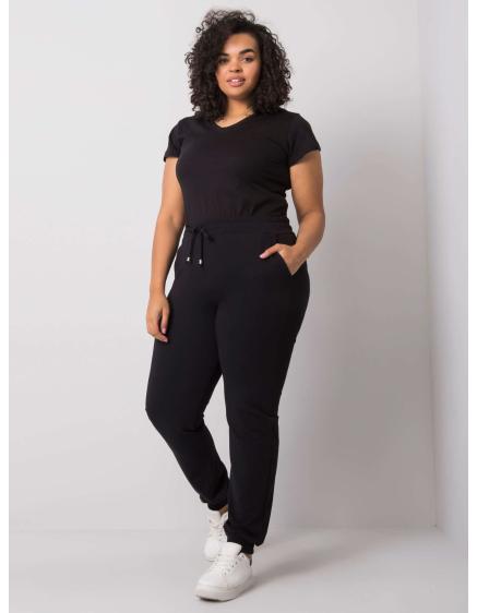 Dámske plus size tepláky BEATRIZ black