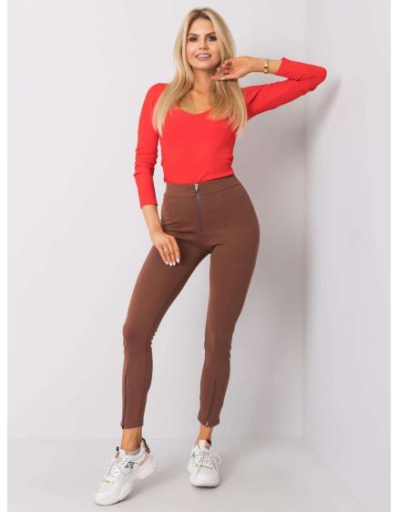 Dámske nohavice RUE PARIS Georgia brown