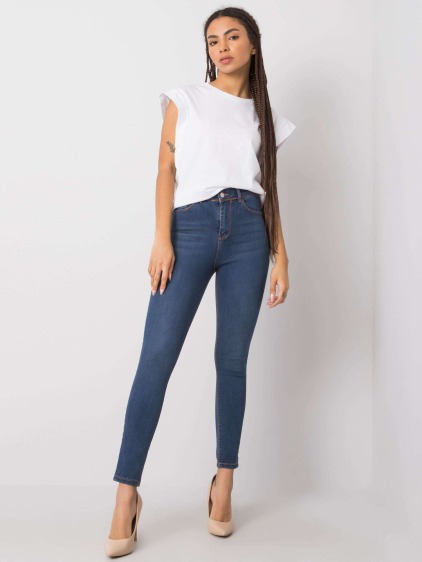 Dámske skinny džínsy Makayla RUE PARIS modré