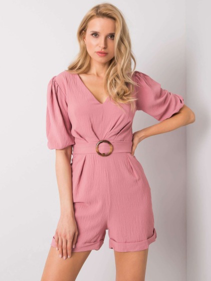 Női kezeslábas Eunika RUE PARIS pink