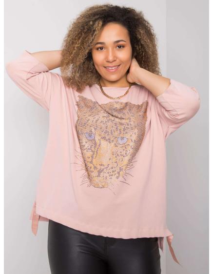 Női plus size blúz DARREN pink