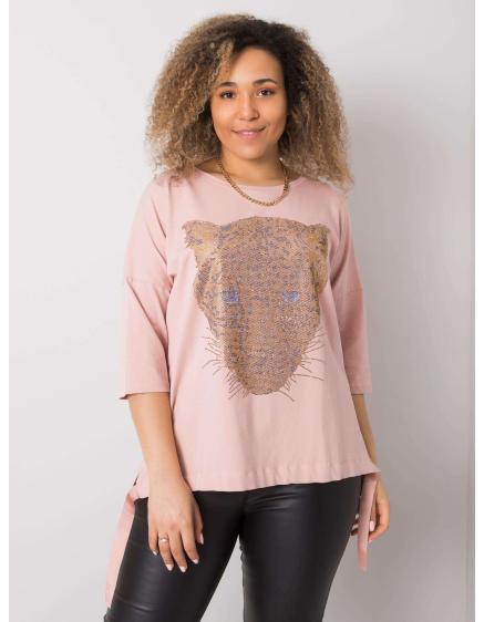 Női plus size blúz DARREN pink