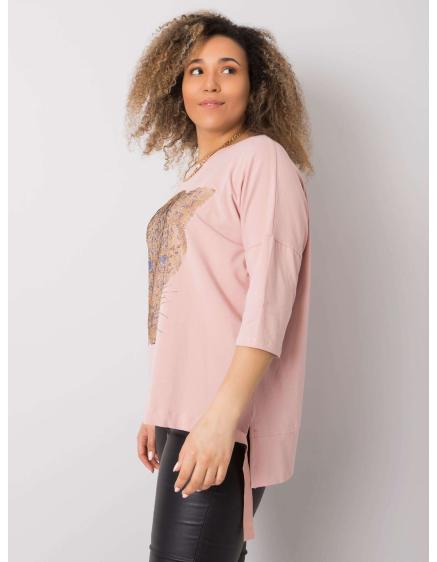 Női plus size blúz DARREN pink