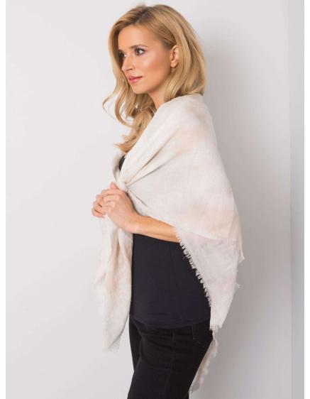 Női sál applikációkkal KORBIN bézs bézs