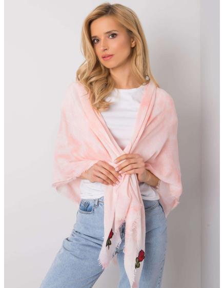 Dámska šatka s nášivkami WILLIE ružová