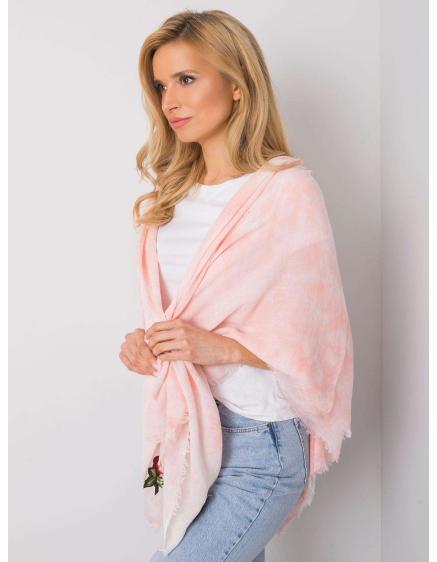 Dámska šatka s nášivkami WILLIE ružová