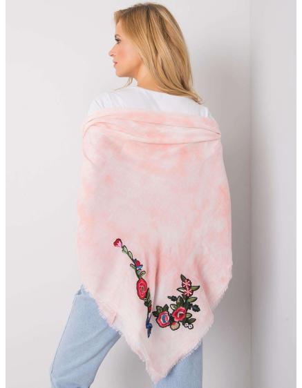 Dámska šatka s nášivkami WILLIE ružová