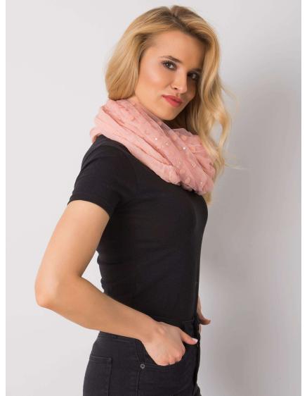 Dámský šátek s potiskem ROWAN růžový 