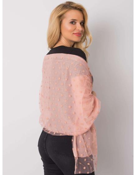 Dámský šátek s potiskem ROWAN růžový 