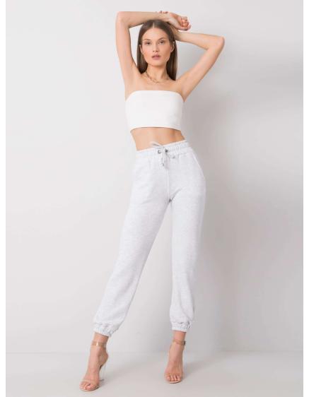 Dámské tepláky Agueda RUE PARIS světle šedé 