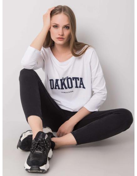 Dámska blúzka s potlačou Rosita RUE PARIS white