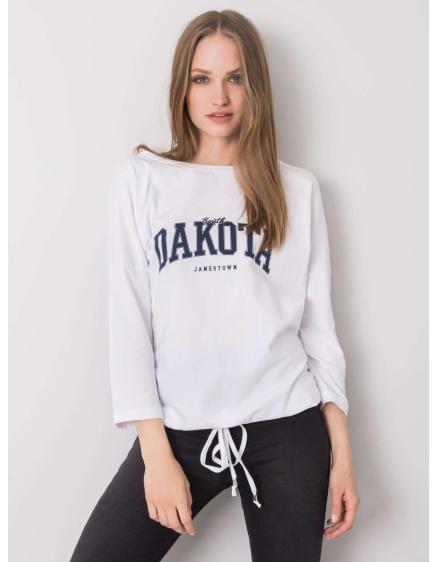 Dámska blúzka s potlačou Rosita RUE PARIS white