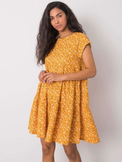 Dámske oversize šaty Eve STITCH & SOUL žltá