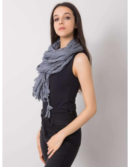 Női rojtos sál AMOS szürke