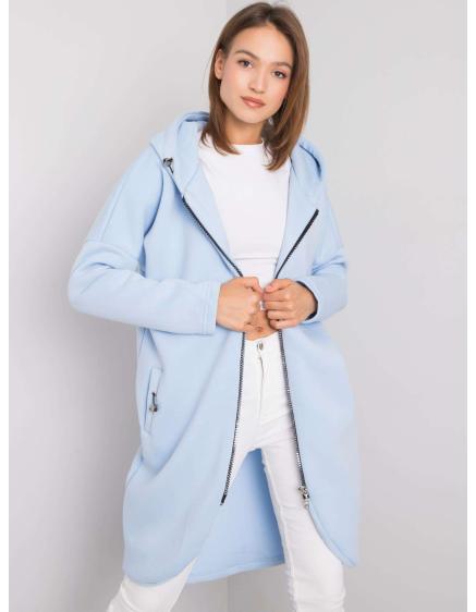 Dámska mikina Tina RUE PARIS light blue