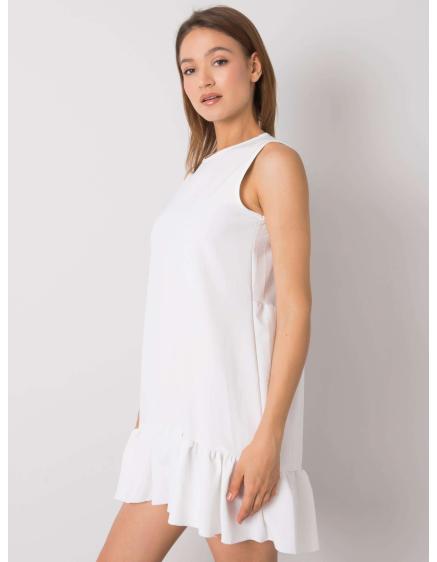Női ruha fodros Andre RUE PARIS fehér