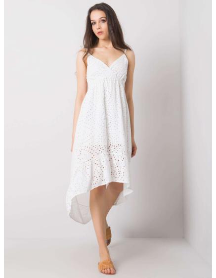 Női fodros ruha Clover OCH BELLA fehér