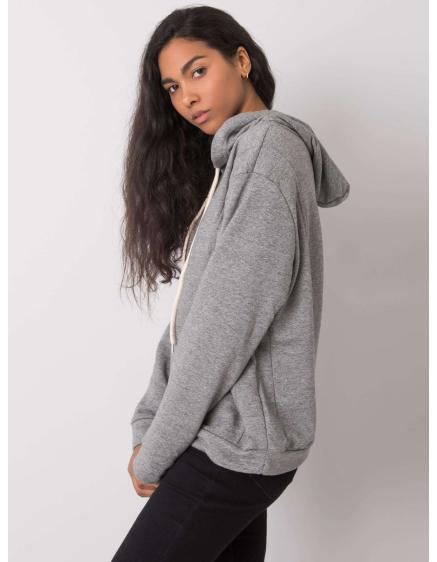 Dámska mikina s kapucňou EMY sivá